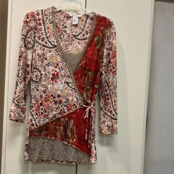 Elysee 26 red - Paris New York Milano- elegant top - Picture 11 of 13